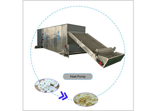 Garlic drying machine